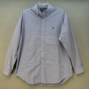 Ralph Lauren Pale Blue Button-Down Dress Shirt